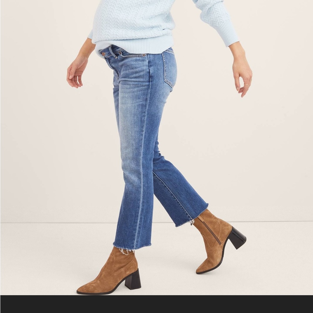 HATCH Collection Crop Jeans